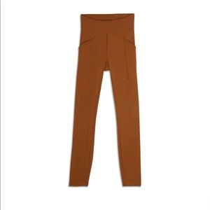 Lululemon Power Thru High-Rise Tight 25" copper
